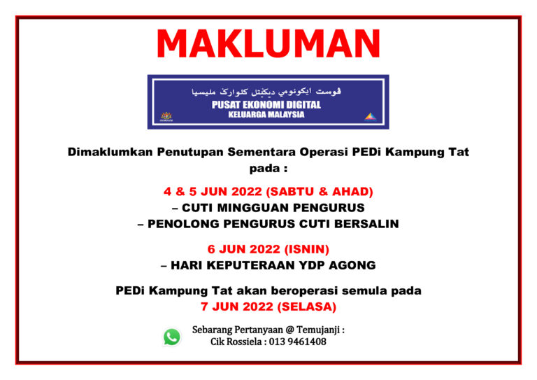 NOTIS-MAKLUMAN-CUTI PEDi-KG-TAT